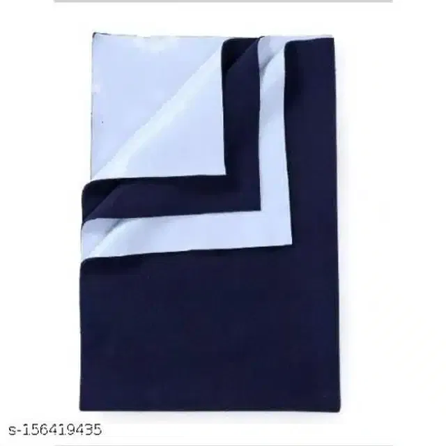 Cotton Mattress Protection Sheet (Navy Blue, 28x20 inches)