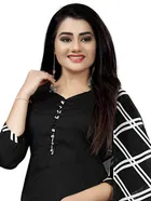 Cotton Blend Floral Kurti with Pant & Dupatta for Women 