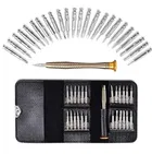 Stainless Steel 25 in 1 Screwdriver Tool Kit (Multicolor, Set of 1)