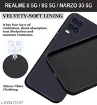 Silicone Mobile Cover for Realme 8S 5G / 8 5g / Narzo 30 5G 