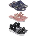 Combo of Slippers with Flats & Sandals for Women 
