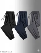 Cotton Pants for Men, Multicolour, Pack of 3 