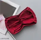 Cotton Bra for Women & Girls, Black & Red, Pack of 2 