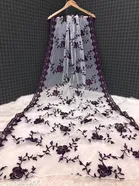 Embroidered Punjabi Net Botanical Sewing & Embroidery 