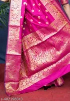 Banarasi Silk Zari Woven Sarees for Women 