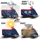 Polyester Waterproof Bike Cover for Bajaj Discover 100 DTS-i 