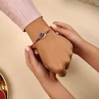 Designer Veera Rakhi for Brother Blue