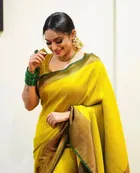 Banarasi Silk Zari Woven Saree for Women 