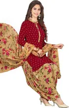 Yashika Unstitched Crepe Salwar Suit Material 