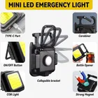 Rechargeable Plastic Mini Flashlight - Pack of 2