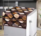 KANUSHI Industries® 1Pc Fridge Cover for Top with 6 Utility Pockets + 2 Handles Covers + 4 Fridge Mats
