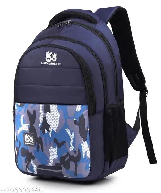 Nylon Backpack for Men & Women, Blue