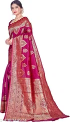 Banarasi Silk Zari Woven Saree for Women 