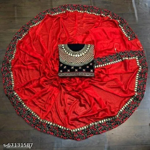 Beautiful Saree for Women (Red)