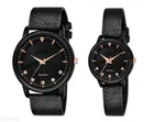 Analog Watch for Couple (Multicolor, Pack of 2)