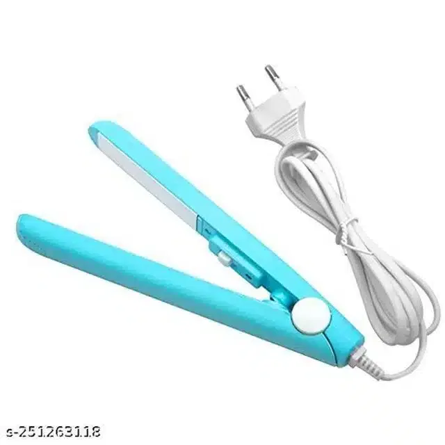 2 in 1 Hair Straightener and Curler (Aqua Blue)