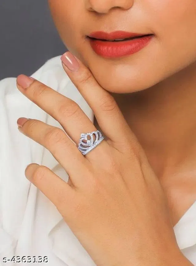 Alloy Ring for Women (Multicolor)