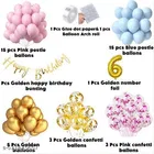 45 Pcs 6th Birthday Decoration kit, Multicolour, Set of 1
