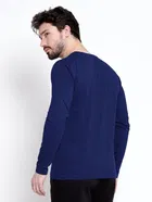 Cotton Blend Round Neck T-Shirt for Men 
