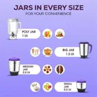 Moonstuck 750 Watt 4 Jars Juicer Mixer Grinder 