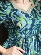 Viscose Rayon Kurti for Women, Green 