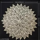 BALLEY Round Shape Table mat/Table mat Round/ Round PVC Table mats/Cutwork Design Dining Table mats/ Dressing Table MATS/Bed Side Table mats 