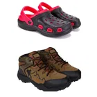 Combo of Casual Shoes with Clogs for Men 