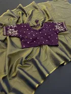 Art Silk Solid Saree for Women 