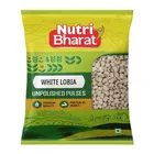 Nutri Bharat Unpolished White Lobia 500 g