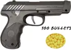 Plastic Gun Toys with 100 Pcs Bullets for Kids 