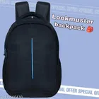 Nylon Backpack for Men & Women, Black