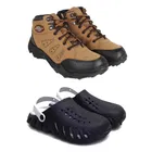 Combo of Casual Shoes with Clogs for Men 