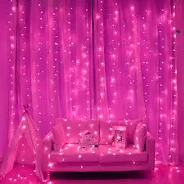 LED String Lights (Pink, 15 m)