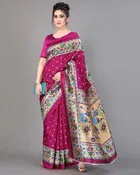 Art Silk  Printed Saree for Women 