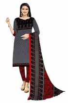 शारदा क्रिएशन क्रेप फ्लोरल प्रिंट सलवार सूट अस्टीचड 