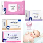 Combo of 1 Baby Wipes (Pack Of 80 Pcs) & 1 Baby Milk Bar Soap (100 g) & 1 Baby Natural Bar Soap (100 g) & 1 Baby Nourishing Bar Soap (100 g) (R1020)