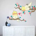 Birds Family Self Adhesive Wall Stickers