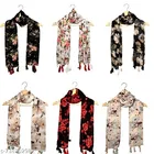 Stylish Ladies Scarves for Women, Pack of 6