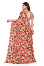 Georgette Printed Saree for Women 