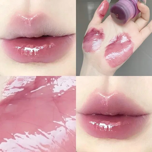 Gege Bear Translucent Essence Moisturizing Longlasting Korean Lip Balm (Multicolor)