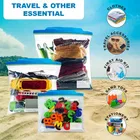 Crystal Zipper Seal Bags, Multipurpose Transparent Slide Seal Bags 