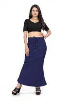 Lycra Solid Saree Petticoat for Women 