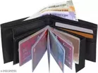 Men's Casual PU Wallet, Black
