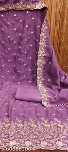 Vichitra Silk Punjabi/All Over Suits for Women 