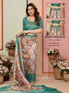 Kanjivaram Banarasi Softy Soft Silk Ready to Wear One Minute Drapped Saree for Women 