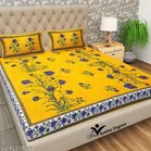 Cotton Double Bedsheet with 2 Pillow Cover 