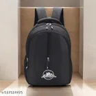 Polyester Backpack for Men & Women, Black