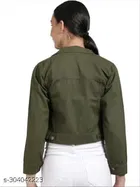 Cotton Blend Jacket for Women 
