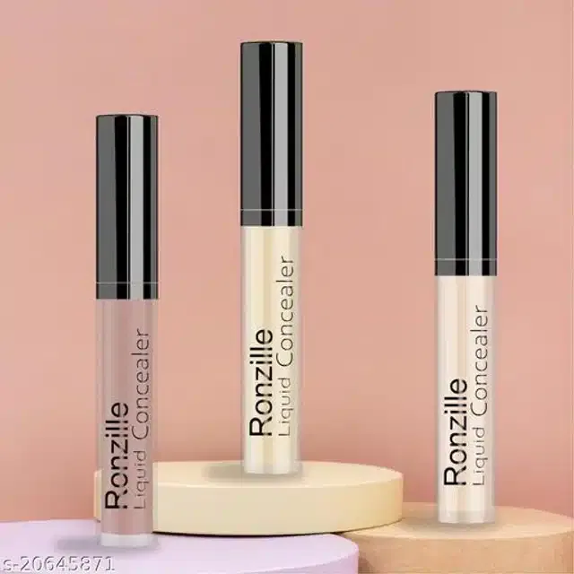 Ronzille Liquid Concealer (Multicolor, 9 g) (Pack of 3)