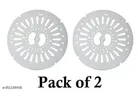 Flexible Plastic Dryer Spin Cover (White, Pack of 2)